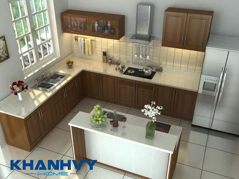 Không gian phòng bếp