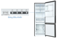 Tủ lạnh Toshiba GR-RB410WE-PMV(37)-SG Inverter 325 lít