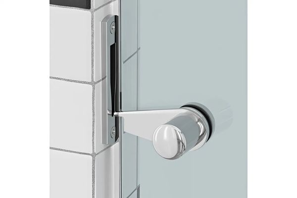 Kẹp kính cửa mở quay cabin tắm Vickini IVAN - 66057 66057.001 SSS