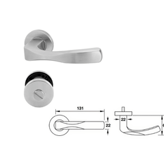 Tay nắm gạt Hafele cho phòng vệ sinh 903.99.573