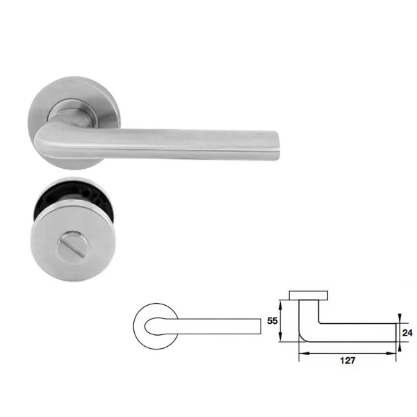 Tay nắm gạt Hafele cho phòng vệ sinh 903.99.992