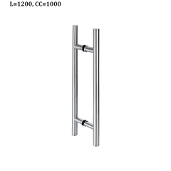 Tay nắm kéo chữ H C-C 1000mm Hafele 499.68.036