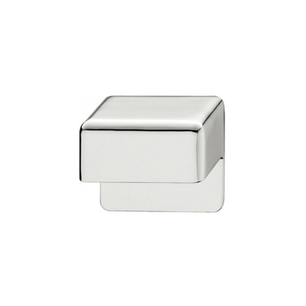 Tay nắm tủ Hafele Chrome bóng 42x40mm 110.34.291