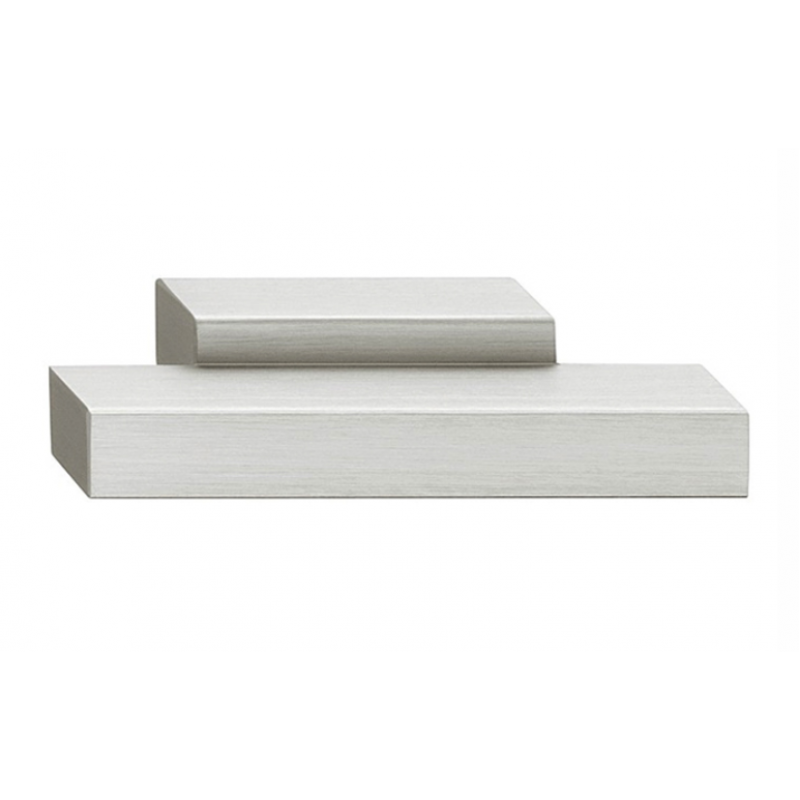 Tay nắm tủ Hafele Chrome bóng 80x24mm 110.35.281