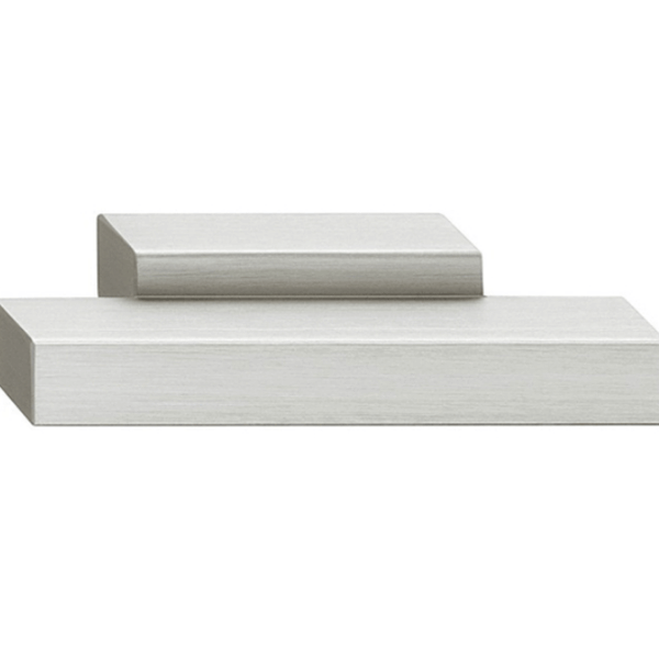 Tay nắm tủ Hafele Chrome bóng 80x24mm 110.35.281