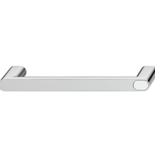 Tay nắm tủ Hafele Mạ chrome bóng, trắng 106.69.257