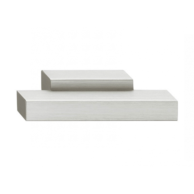 Tay nắm tủ Hafele Mạ Inox 80x24mm 110.35.681