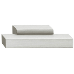 Tay nắm tủ Hafele Mạ Inox 80x24mm 110.35.681