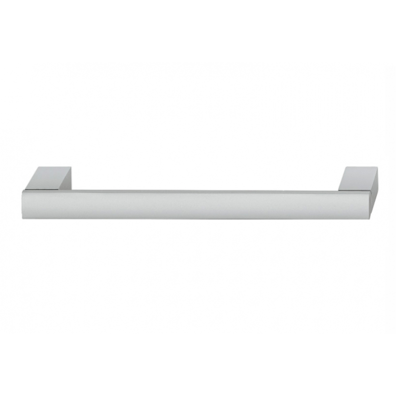 Tay nắm tủ Hafele, màu bạc 204x36mm 110.74.924