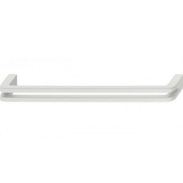 Tay nắm tủ Hafele Trắng mờ 202x28mm 110.34.707