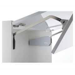 Tay nâng 2 cánh Häfele cao 520-590mm 9kg màu xám 493.05.730