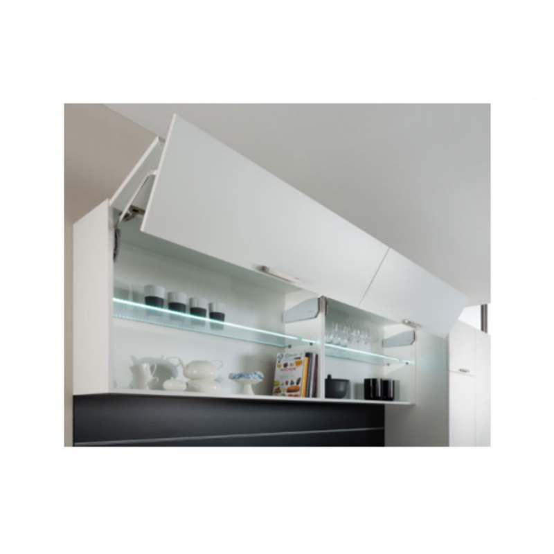 Tay nâng 2 cánh Häfele cao 520-590mm Trắng 372.29.064