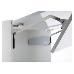 Tay nâng 2 cánh Häfele cao 580-650mm 8.5kg màu trắng 493.05.892