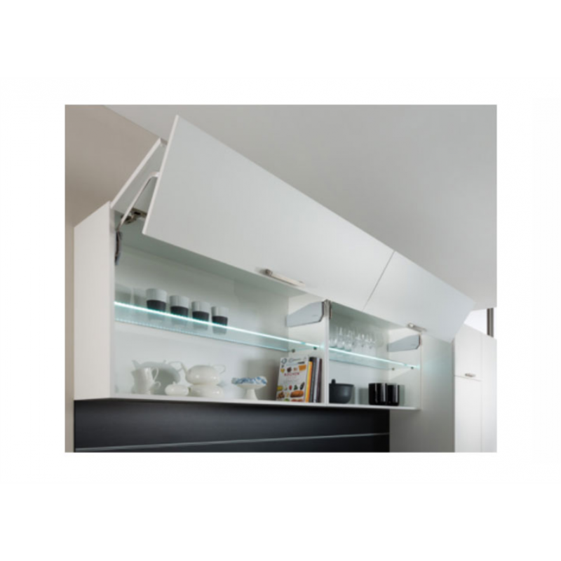 Tay nâng 2 cánh Häfele cao 840-910mm Trắng 372.69.073