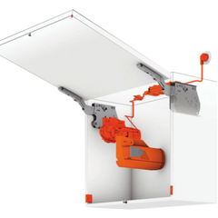 Tay nâng điện Blum AVENTOS HK Màu Xám 372.94.329