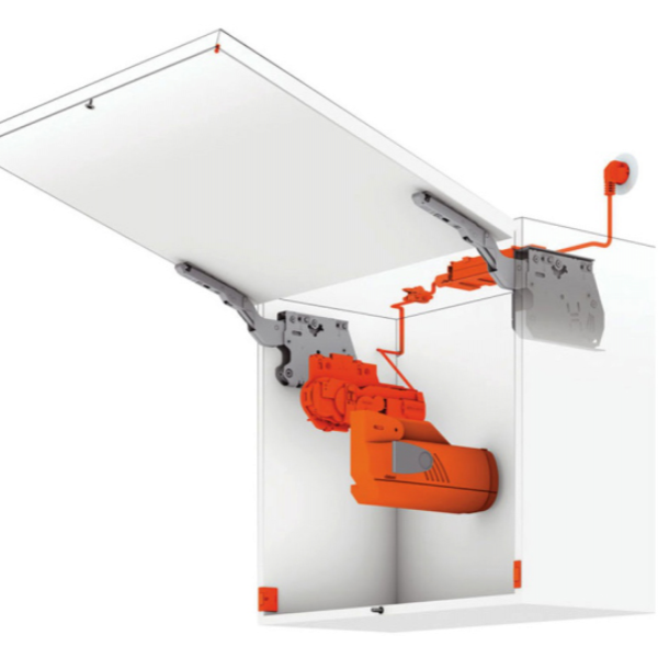 Tay nâng điện Blum AVENTOS HK Màu Xám 372.94.331