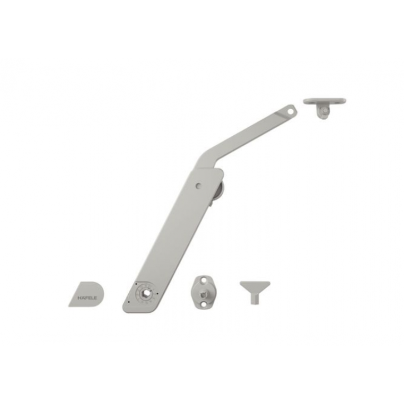 Tay nâng Free Flap Model D – Xám, lắp trái Hafele 372.39.631