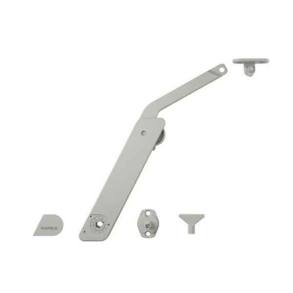 Tay nâng Free Flap Model D – Xám, lắp trái Hafele 372.39.631