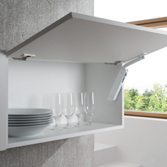 Tay nâng H1.5 D màu xám bên trái-DIY Hafele 493.05.347