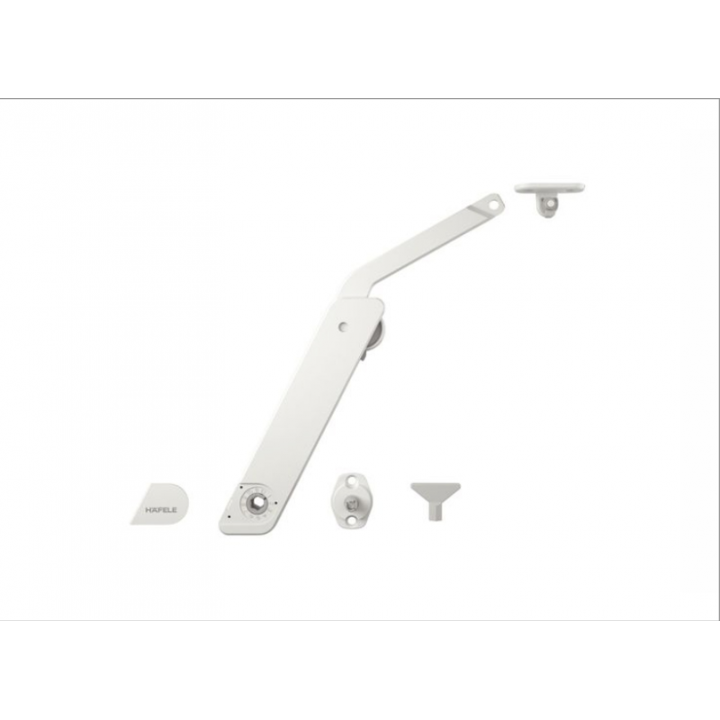 Tay nâng Hafele Free Flap Model A – Trắng, lắp phải MS: 372.39.800
