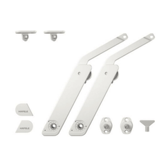 Tay nâng Hafele Free Flap Trắng, 2 tay nâng 372.39.710