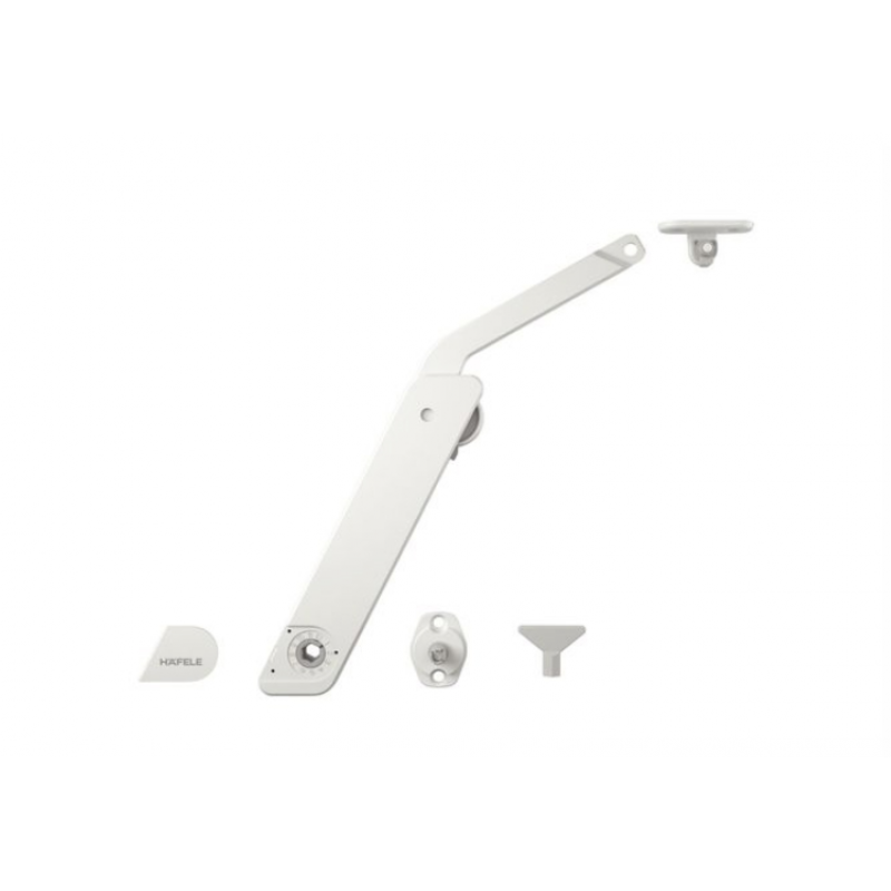 Tay nâng Hafele Free Flap Trắng, lắp phải 372.39.810