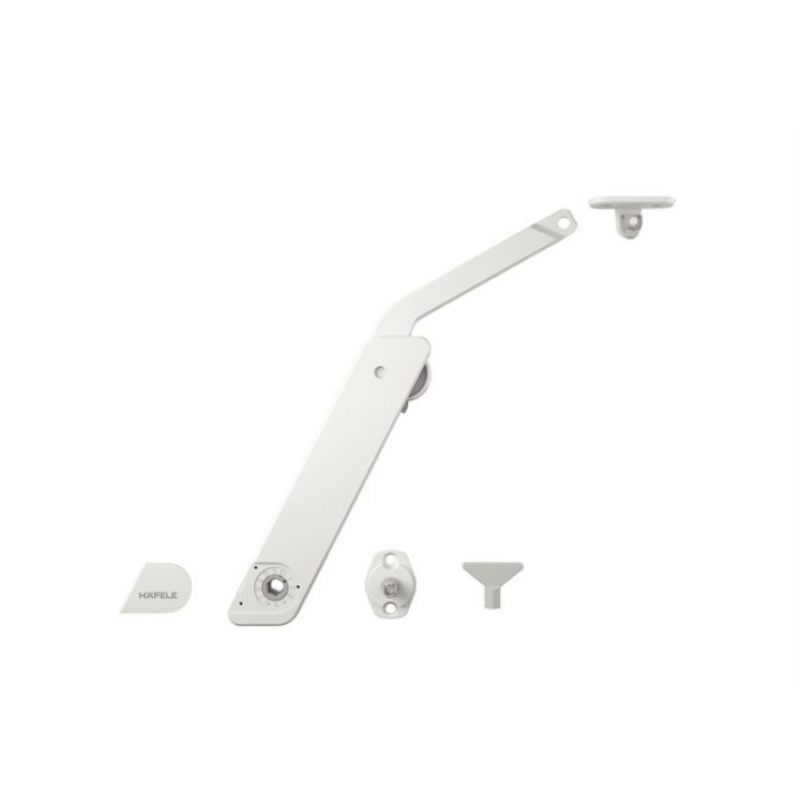 Tay nâng Hafele Free Flap Trắng, lắp phải 372.39.830
