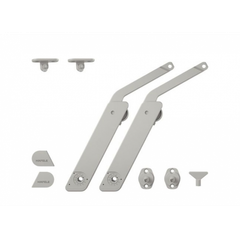 Tay nâng Hafele Free Flap Xám, 2 tay nâng 372.39.530