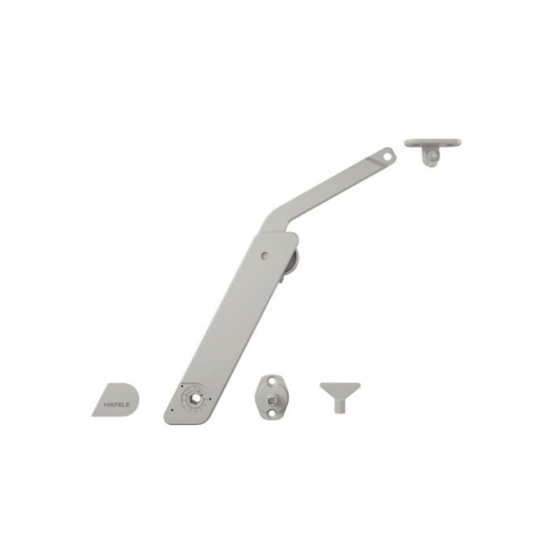 Tay nâng Hafele Free Flap Xám, lắp trái 372.39.621