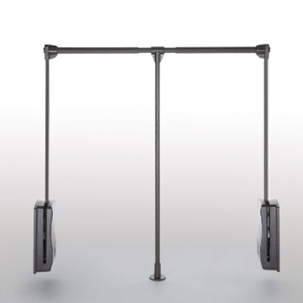 Tay nâng móc áo Hafele 450-600mm màu trắng 805.11.752