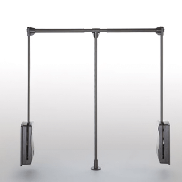 Tay nâng móc áo Hafele 600-830mm màu nâu 805.11.153