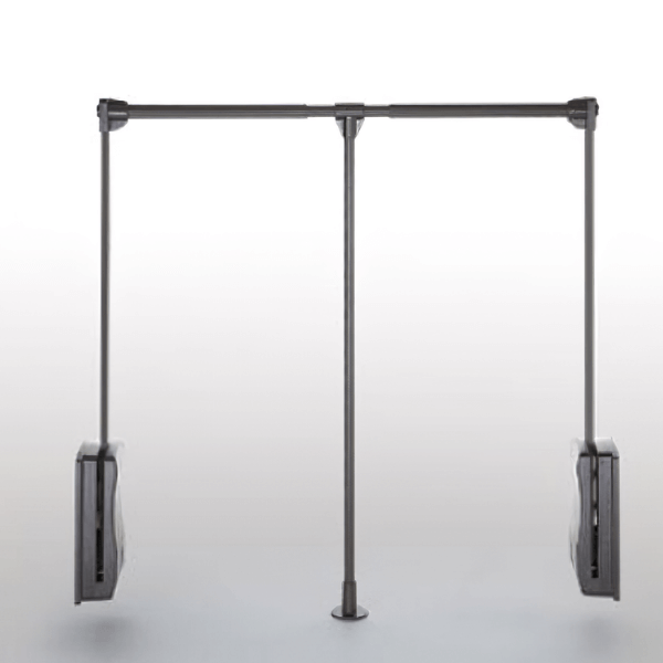 Tay nâng móc áo Hafele 600-830mm màu trắng 805.11.753