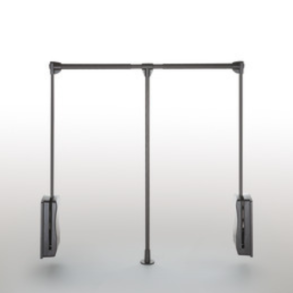 Tay nâng móc áo Hafele 880-1270mm màu nâu 805.11.154
