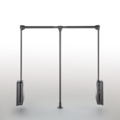 Tay nâng móc áo Hafele 880-1270mm màu trắng 805.11.754