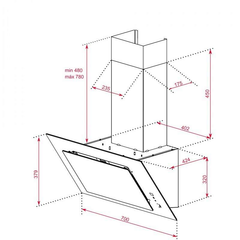 Máy hút mùi Teka DVT 78660 TBS BK 112930041