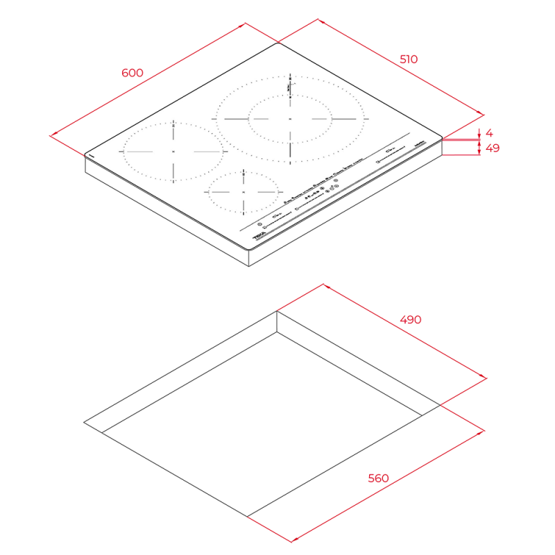 Bếp từ Teka IZC 63630 BK MST 112500017