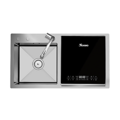 Máy rửa chén Texgio TGUS06HA - 6 bộ liền chậu tích hợp rửa sóng âm, sấy khí nóng