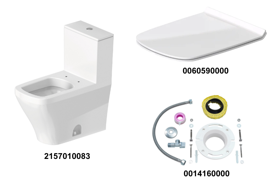 Bộ toilet một khối Duravit Durastyle D-2157010083