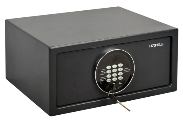 Két sắt mở trước bàn phím cơ Hafele 836.29.515