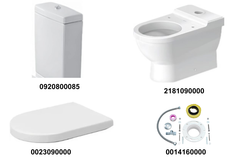 Bộ toilet hai khối Duravit Stack 3 D-2181090000