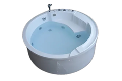 Bồn tắm tròn Maamo MA-2321MV gắn massage và sen vòi
