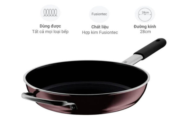 Chảo chống dính WMF 0520665291 Fusiontec 28cm