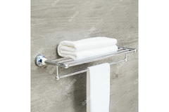 Giá để khăn tắm 3 ngăn Garis GBC1.R3 đế xứ vân xanh