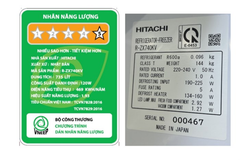 Tủ lạnh Hitachi R-ZX740KV X 735 lít