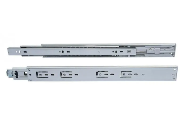 Thanh ray trượt 3 tầng giảm chấn Vickini 02453.350 ZNP kẽm xanh