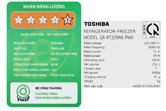 Tủ lạnh Toshiba GR-RT329WE-PMV(52) Inverter 253 lít