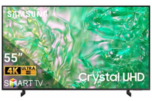 Smart Tivi 55 Inch Crystal UHD DU8000 4K Samsung UA55DU8000KXXV