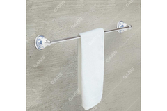 Thanh treo để khăn tắm 1 ngăn Garis GBC1.R1 đế sứ vân xanh