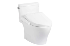 Bàn cầu hai khối TOTO CS767CRW17XW kèm nắp rửa điện tử WASHLET dòng C2 TCF23460AAA