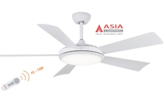 Quạt trần Asia Lighting QT01-T-01 5 cánh màu trắng